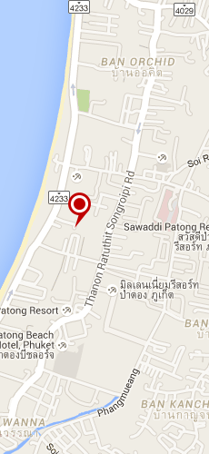отель Алоха Вилла три звезды на карте Тайланда