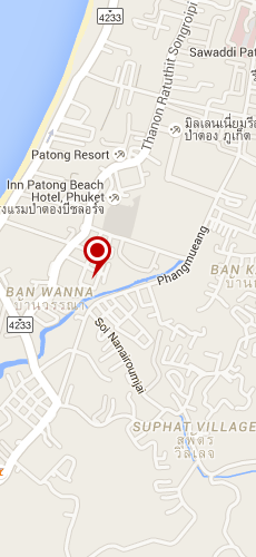 отель Ансино Букит Резорт три звезды на карте Тайланда