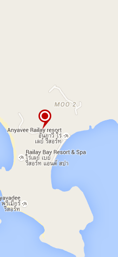 отель Эниви Рейлей Резорт три звезды на карте Тайланда