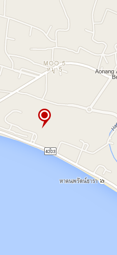 отель Аонанг Сьютес Бич Резорт три звезды на карте Тайланда