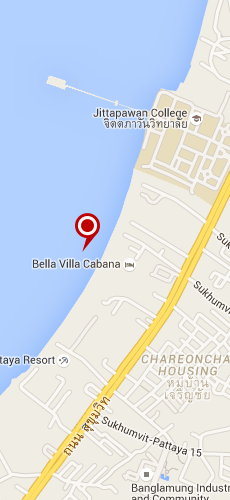 отель Белла Вилла Кабана три звезды на карте Тайланда