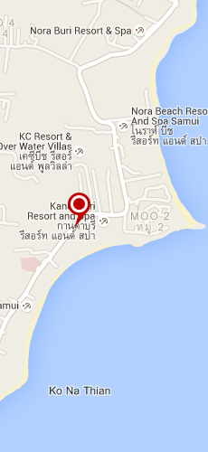 отель Шаба Кабана Бич Резорт четыре звезды на карте Тайланда