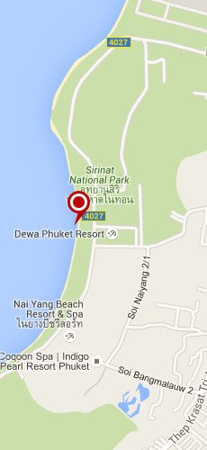 отель Дева Наи Янг Бич Пхукет пять звезд на карте Тайланда