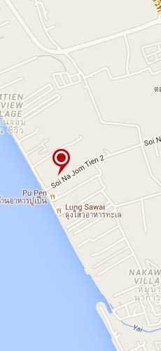 отель Паттайя Джомтьен три звезды на карте Тайланда