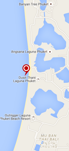 отель Дусит Тхани Лагуна Пхукет пять звезд на карте Тайланда