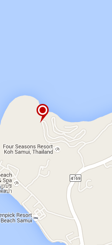 отель Фо Сизон Ко Самуи пять звезд на карте Тайланда