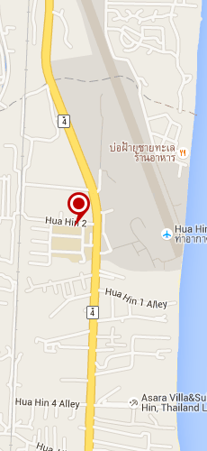 отель Хуа Хин Мантра Резорт четыре звезды на карте Тайланда