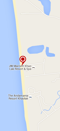 отель Джей Ви Мариот Кхао Лак пять звезд на карте Тайланда