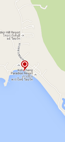 отель Ко Чанг Парадайс Резорт четыре звезды на карте Тайланда