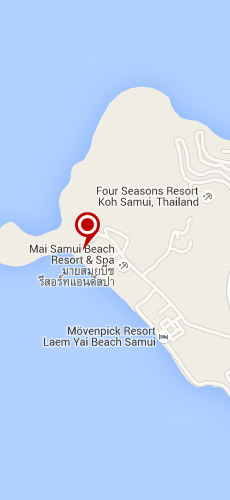 отель Май Самуи Бич Резорт энд СПА пять звезд на карте Тайланда