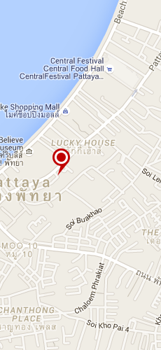 отель Меркури Хотел Паттайя четыре звезды на карте Тайланда