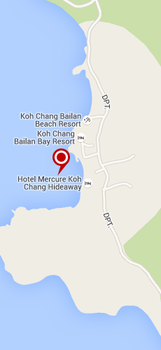 отель Меркури Ко Чанг Хайдвей пять звезд на карте Тайланда