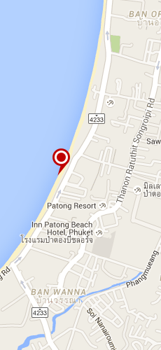 отель Патонг Бич Хотел четыре звезды на карте Тайланда