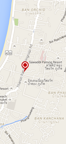 отель Патонг Хамингуэйс Хотел три звезды на карте Тайланда