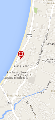 отель Патонг Резорт Хотел три звезды на карте Тайланда