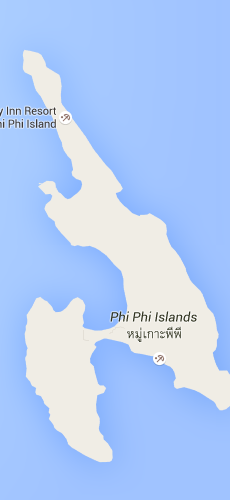 отель Пхи Пхи Хотел три звезды на карте Тайланда