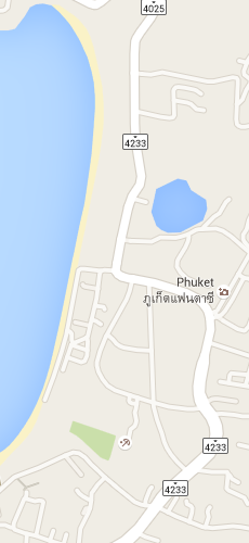 отель Супалай Резорт СПА три звезды на карте Тайланда