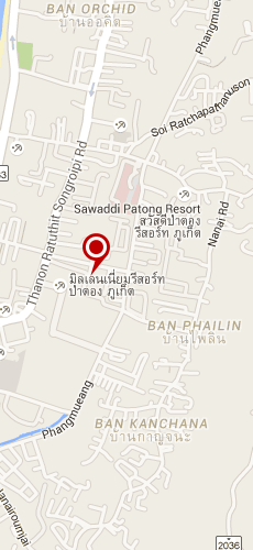 отель Вэ Криб Патонг три звезды на карте Тайланда