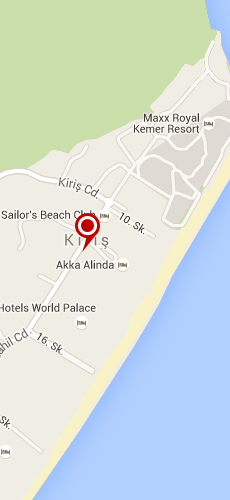 Карта отеля akka alinda hotel 5