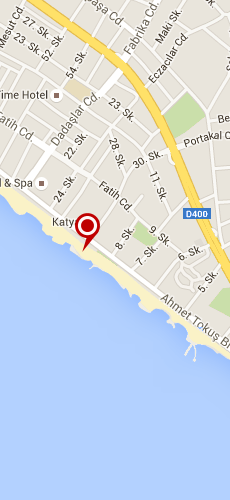 отель Клаб Бэй Эр Бич Хотел три звезды на карте Турции