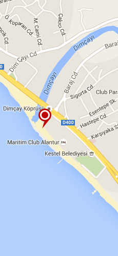отель Меритим Хотел Клаб Алантур пять звезд на карте Турции