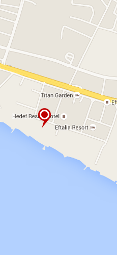 отель Эм Си Махбери Бич Хотел четыре звезды на карте Турции