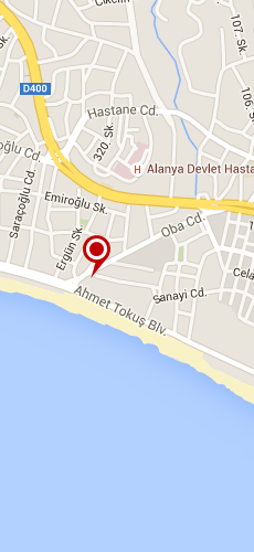 отель Мархаба Хотел три звезды на карте Турции