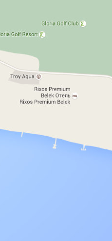 отель Риксос Премиум Белек пять звезд на карте Турции