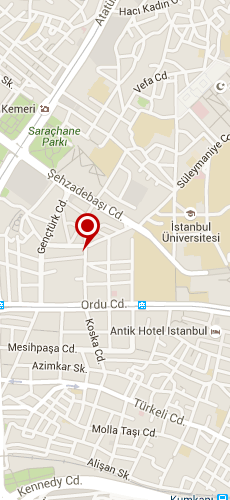 отель Самир Хотел три звезды на карте Турции