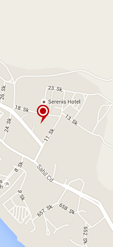отель Серенис Хотел четыре звезды на карте Турции