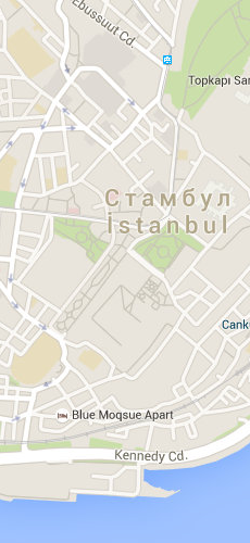 отель Сура Аясофия четыре звезды на карте Турции