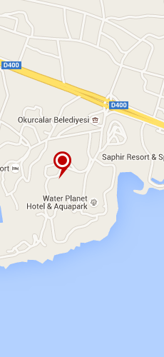 отель Ватер Планет Делюкс Хотел энд Аквапарк пять звезд на карте Турции