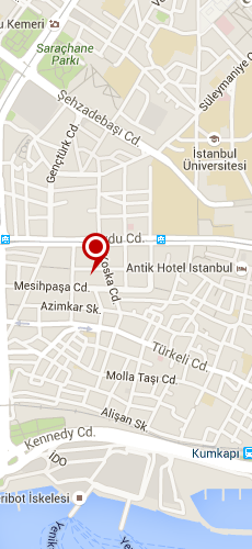 отель Юксель Хотел три звезды на карте Турции
