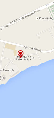 отель Арома Бич Резорт энд СПА Муйн четыре звезды на карте Вьетнама