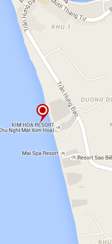 отель Ким Хоа две звезды на карте Вьетнама