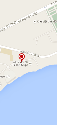 отель Лотус Майн Бич Резорт энд СПА четыре звезды на карте Вьетнама
