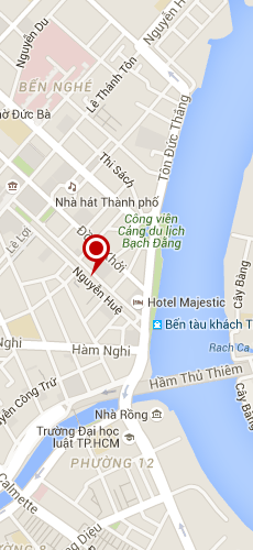отель Маджестик Сайгон пять звезд на карте Вьетнама
