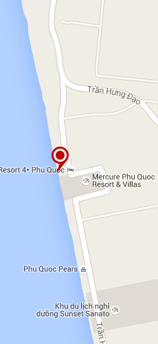 отель Меркури Фу Куок Резорт энд Вилладж четыре звезды на карте Вьетнама