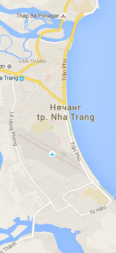отель Париж Ко Транг Хотел три звезды на карте Вьетнама