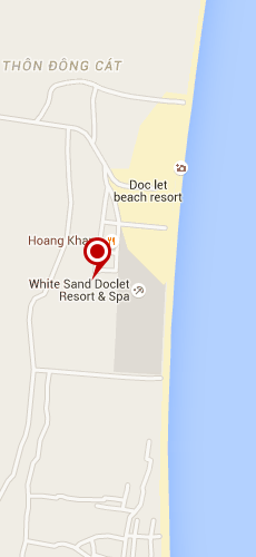 отель Вайт Санд Дуклет Резорт энд СПА четыре звезды на карте Вьетнама